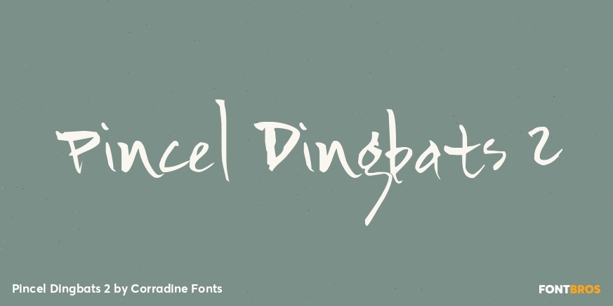 Pincel Dingbats 2 Poster