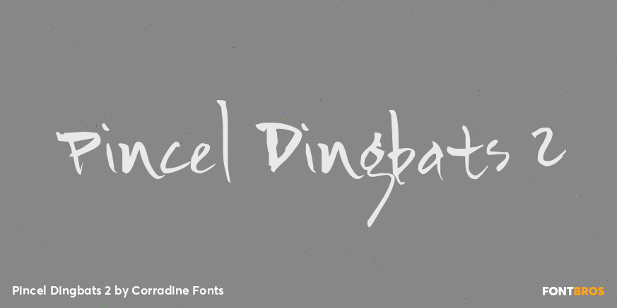 Pincel Dingbats 2 Poster