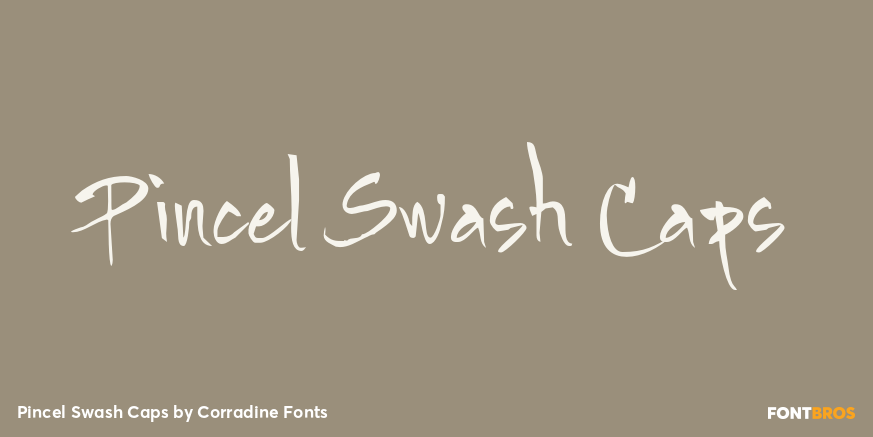 Pincel Swash Caps Font Poster #1