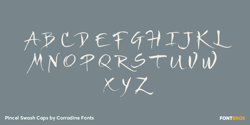Pincel Swash Caps Font Poster #2