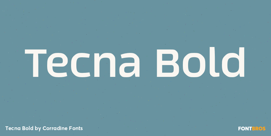 Tecna Bold Font Poster #1