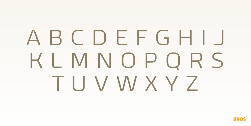 Tecna Light Font Poster #2