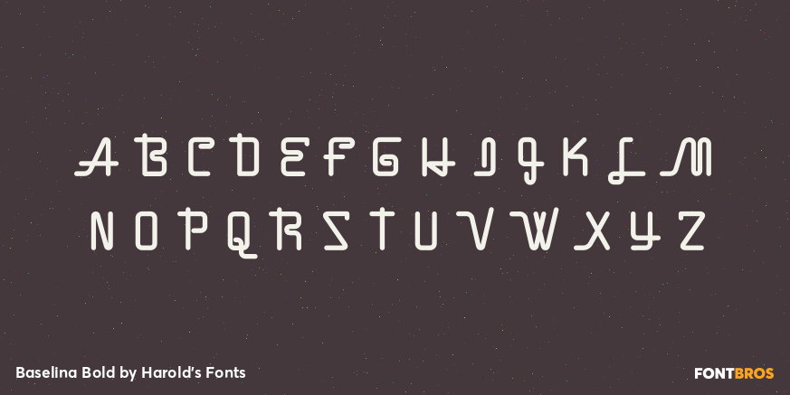 Baselina Bold Font Poster #2