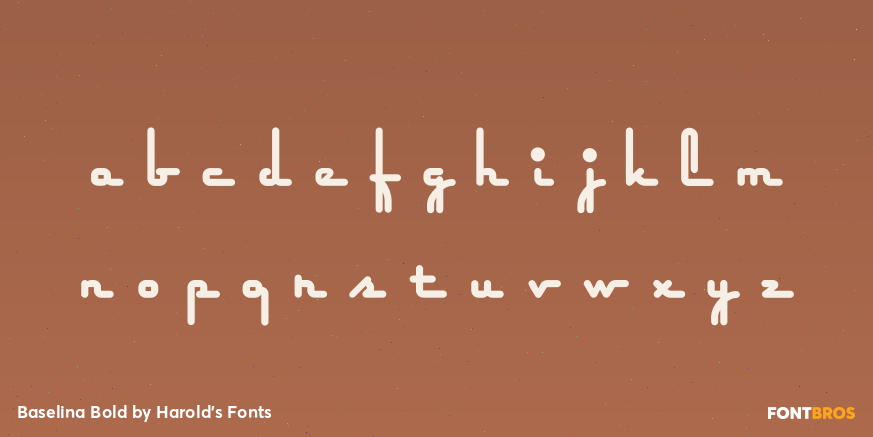 Baselina Bold Font Poster #3