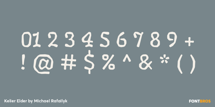 Kelier Elder Font Poster #4