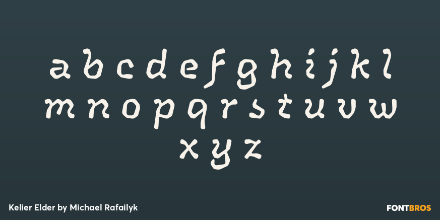 Kelier Elder Font Poster #3