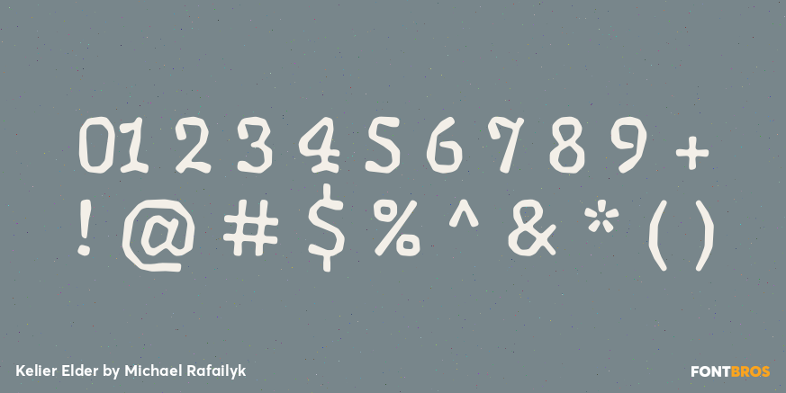 Kelier Elder Font Poster #4