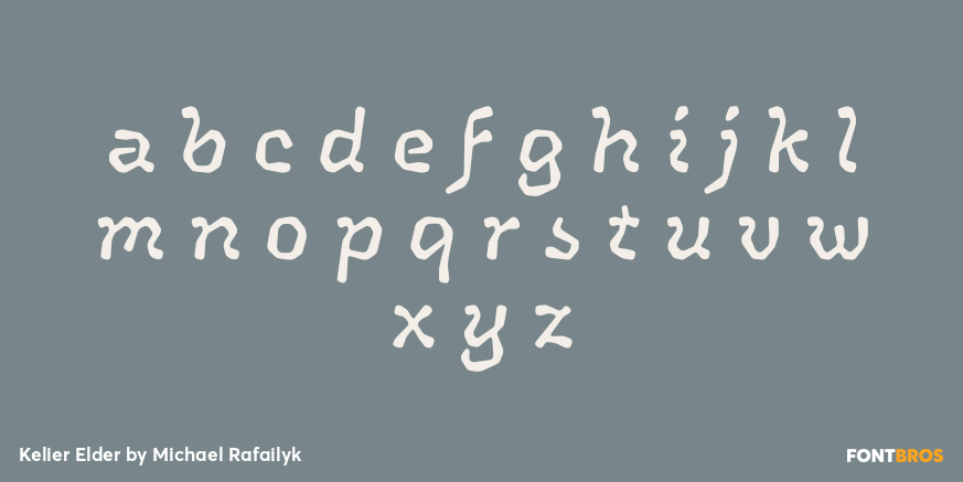 Kelier Elder Font Poster #3