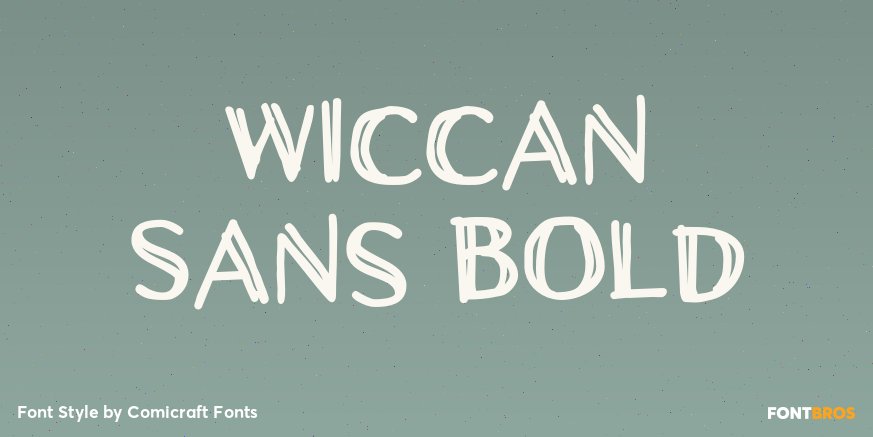 Wiccan Sans Bold Poster