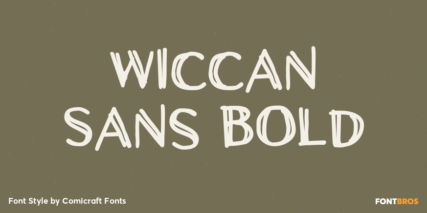 Wiccan Sans Bold Poster