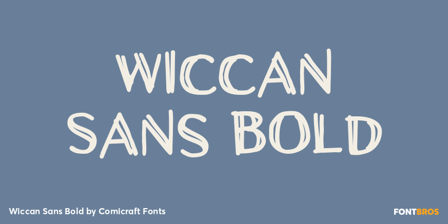 Wiccan Sans Bold Poster