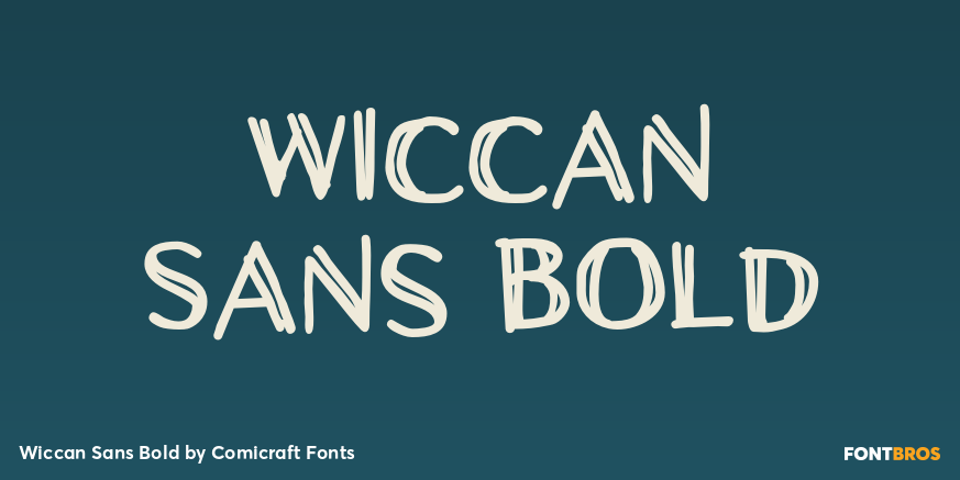 Wiccan Sans Bold Poster