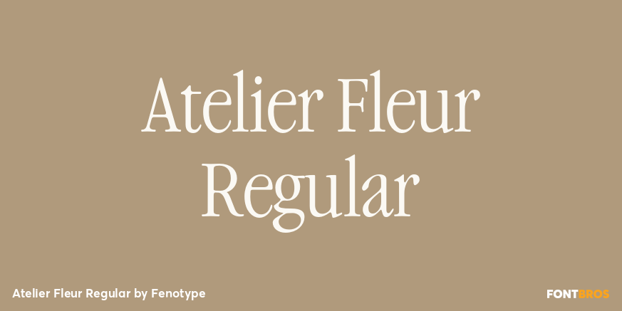 Atelier Fleur Regular Poster
