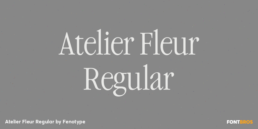 Atelier Fleur Regular Poster