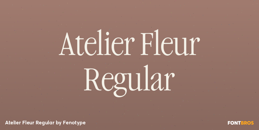 Atelier Fleur Regular Poster
