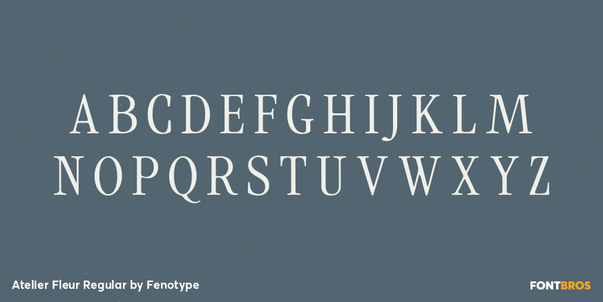 Atelier Fleur Regular Font Poster #2