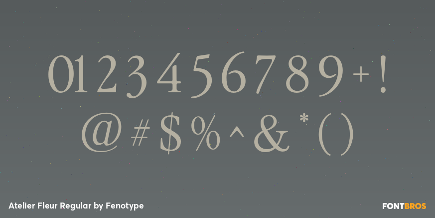 Atelier Fleur Regular Font Poster #4