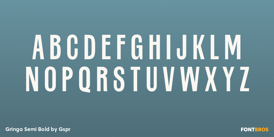 Gringa Semi Bold Font Poster #2