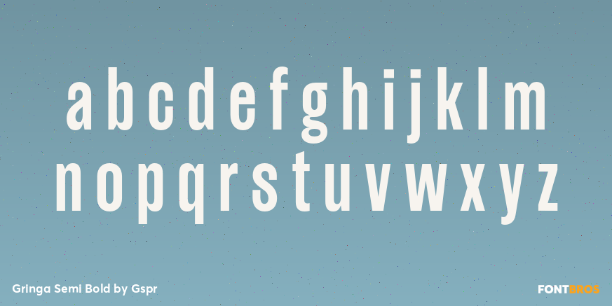 Gringa Semi Bold Font Poster #3