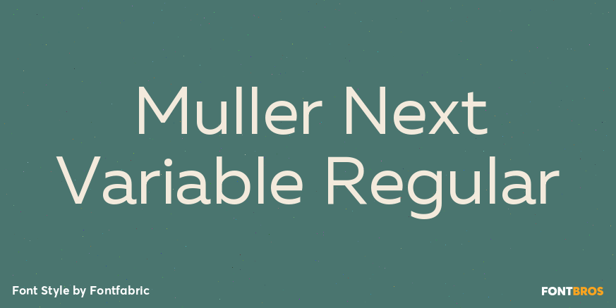 Muller Next Variable Regular Poster