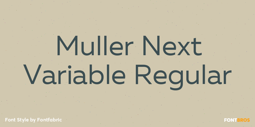 Muller Next Variable Regular Poster