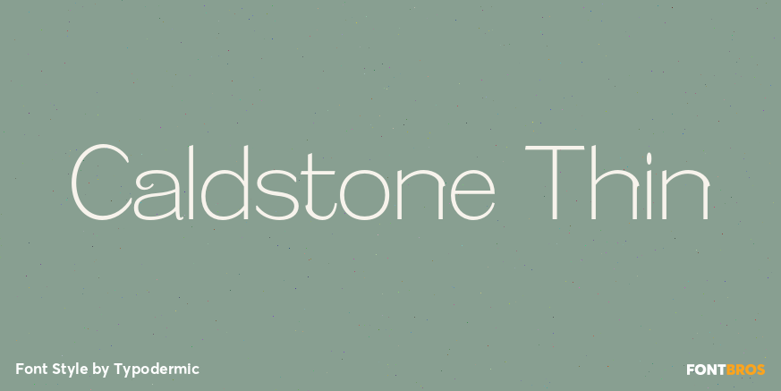 Caldstone Thin Poster