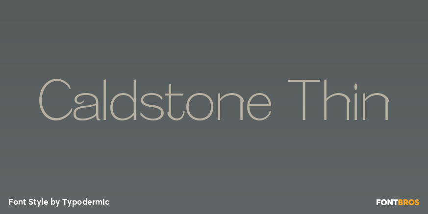 Caldstone Thin Poster