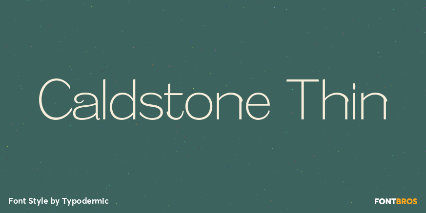 Caldstone Thin Poster