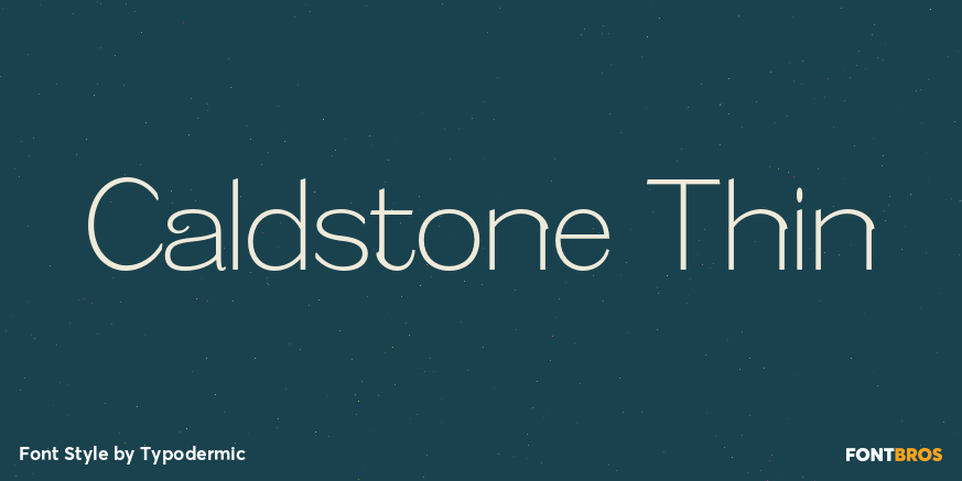 Caldstone Thin Poster
