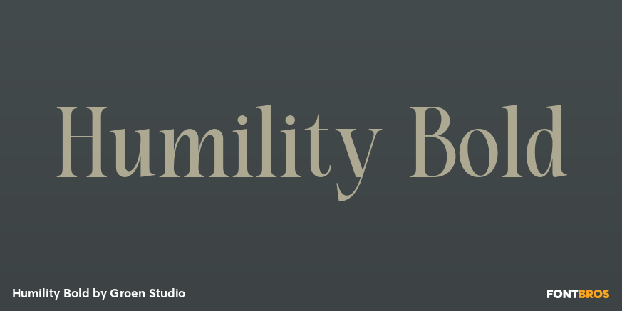 Humility Bold Poster
