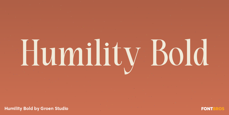 Humility Bold Poster