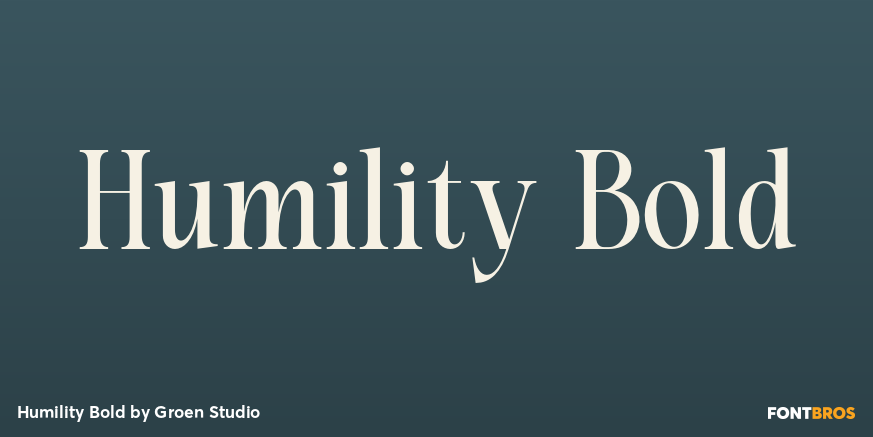 Humility Bold Poster