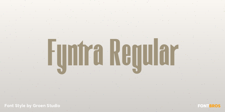 Fyntra Regular Poster