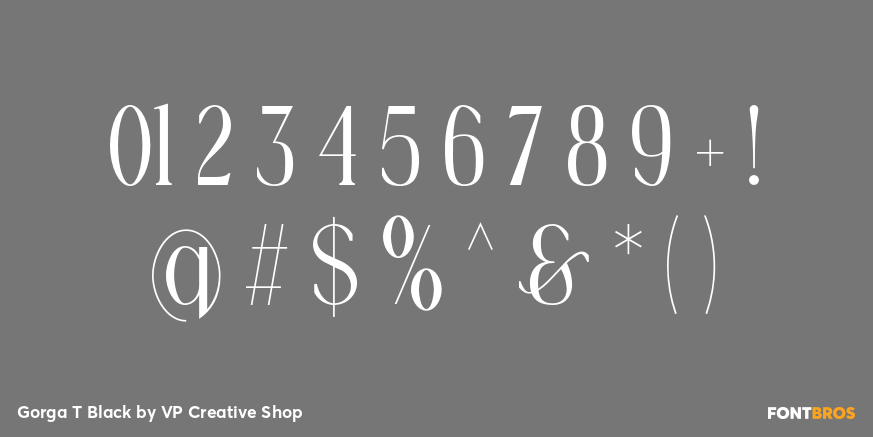 Gorga T Black Font Poster #4