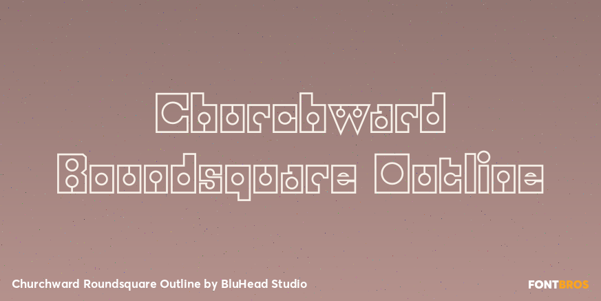 Churchward Roundsquare Outline Poster