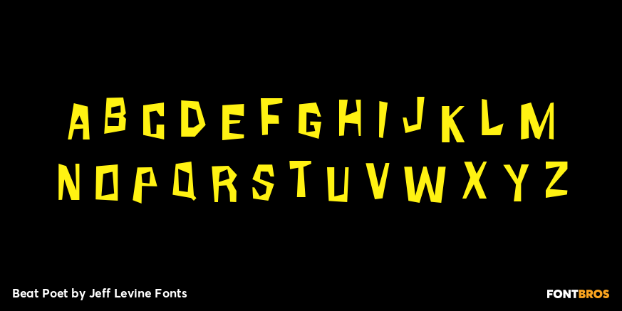 Beat Poet Font Poster #3