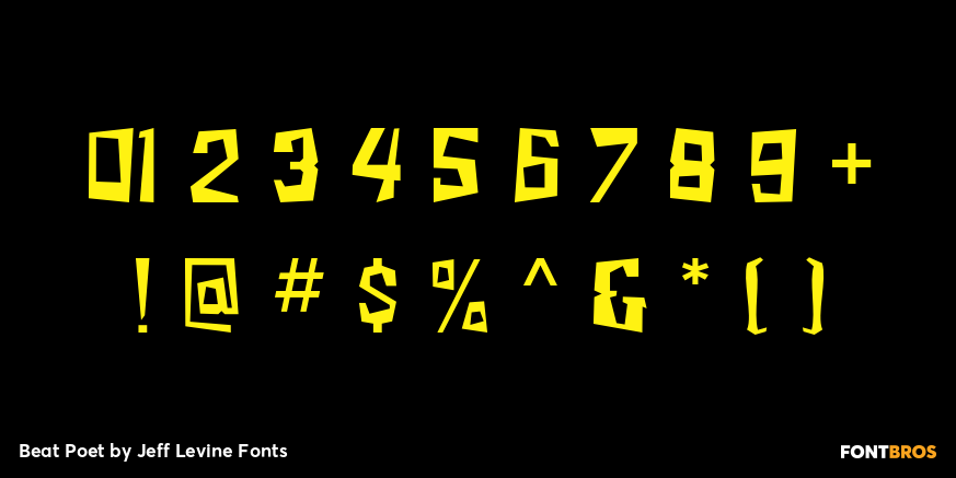 Beat Poet Font Poster #4