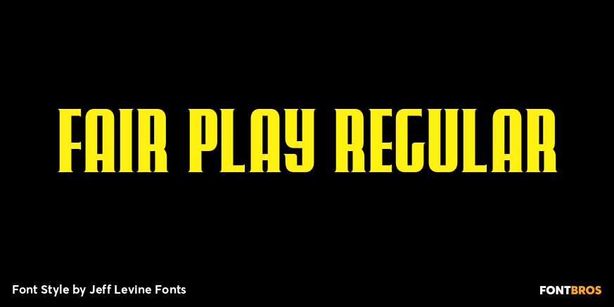Fair Play Regular Poster