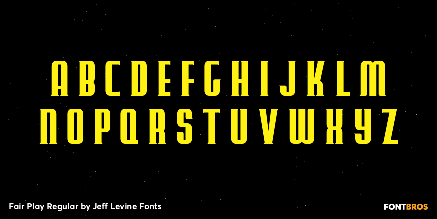 Fair Play Regular Font Poster #1