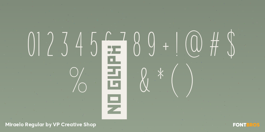 Miraelo Regular Font Poster #4