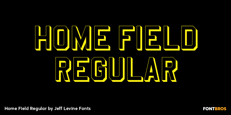 Home Field Regular Font Poster #1