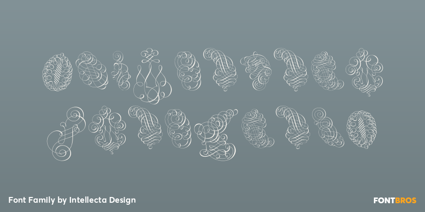 Schwandner Ornaments Font Poster