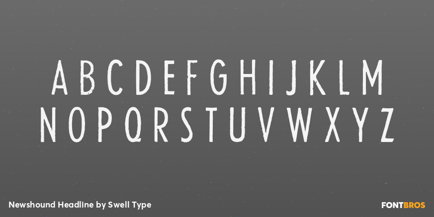 Newshound Headline Font Poster #1