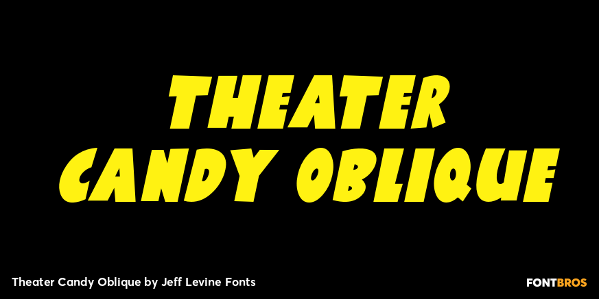 Theater Candy Oblique Poster