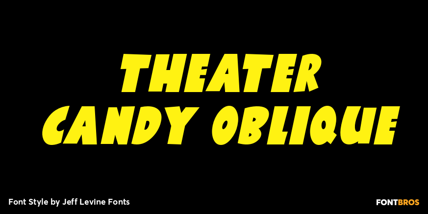 Theater Candy Oblique Poster