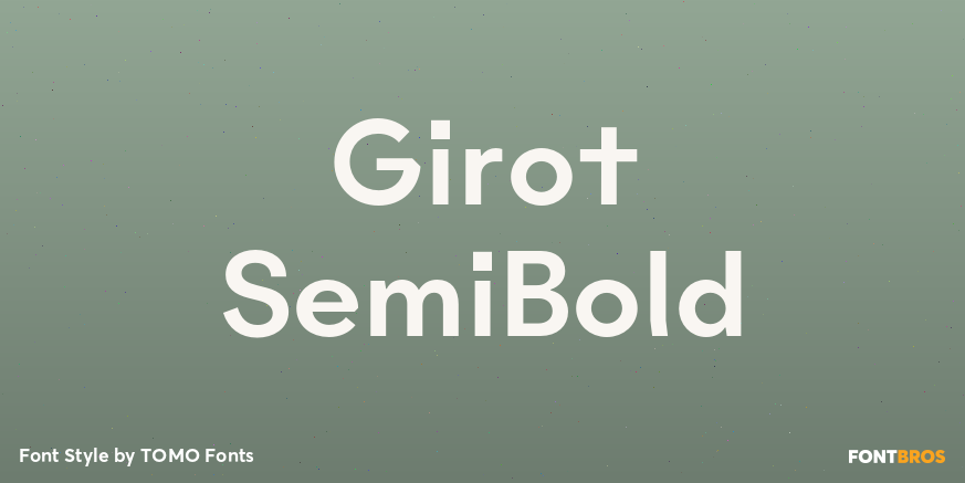 Girot SemiBold Poster