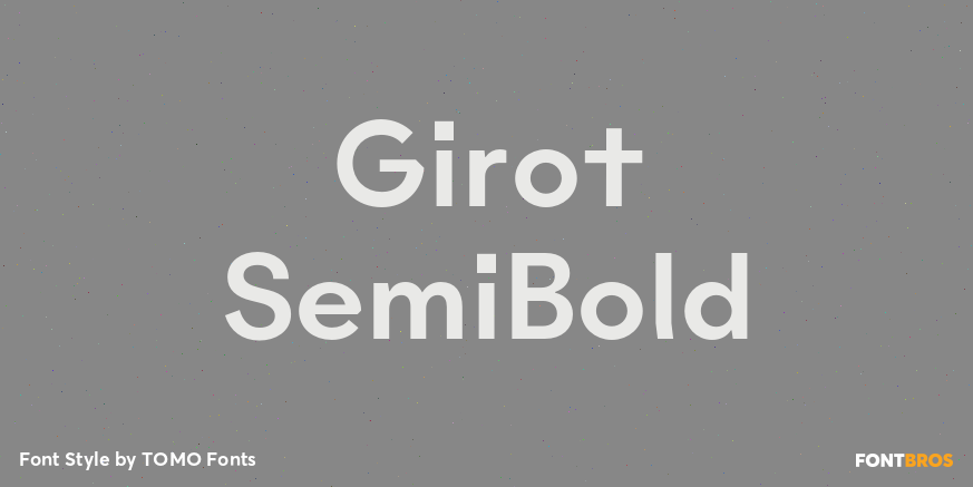 Girot SemiBold Poster