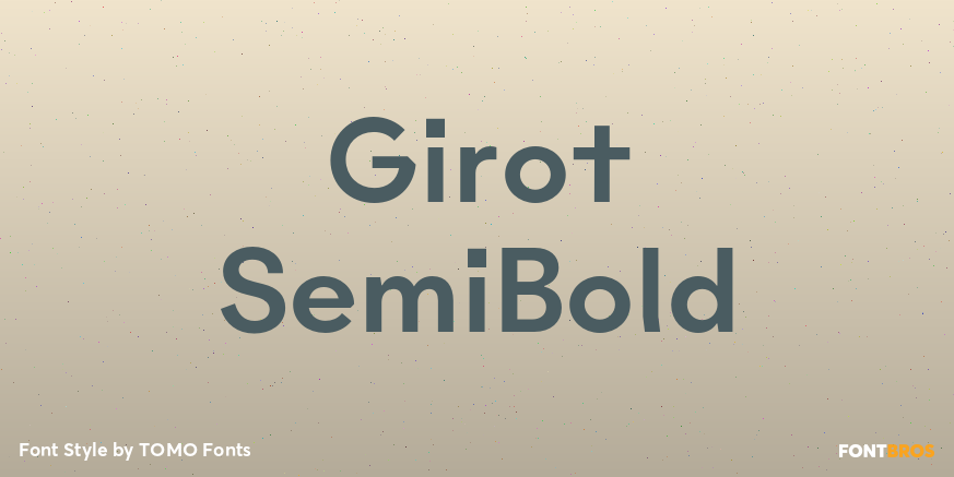 Girot SemiBold Poster