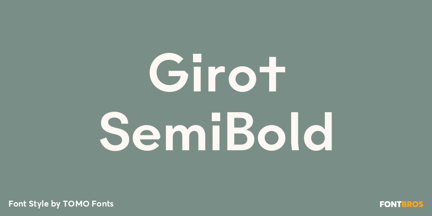 Girot SemiBold Poster