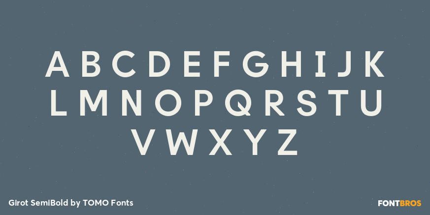 Girot SemiBold Font Poster #1